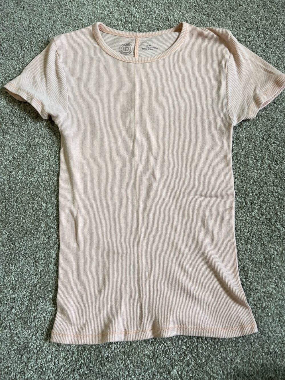 Urban outfitters pink ribbed tee